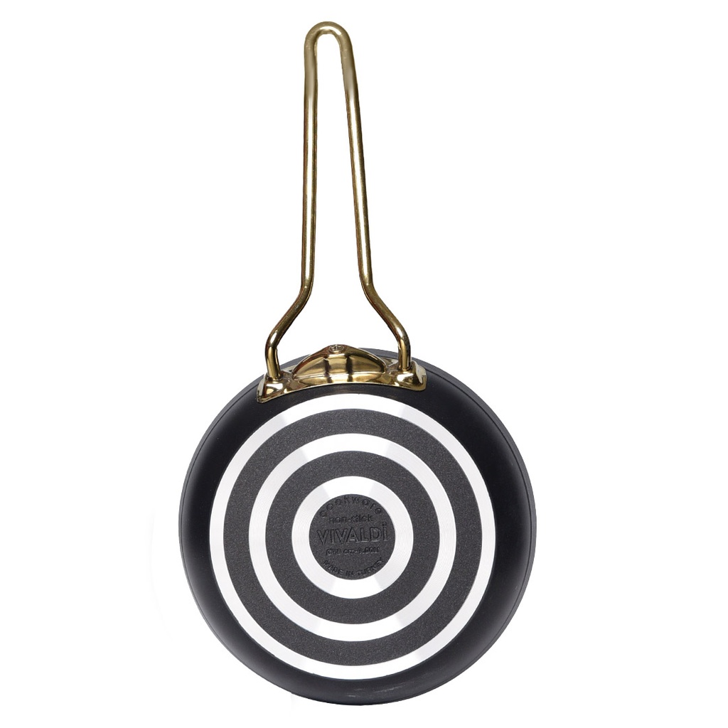 Poêle Granite Vivaldi Hitit 18cm Manche Doré