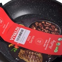 Poêle Granite Vivaldi Hitit 22cm Manche Doré