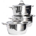 Batterie De Cuisine Vivaldi Almina 6 pieces En Inox 18/10