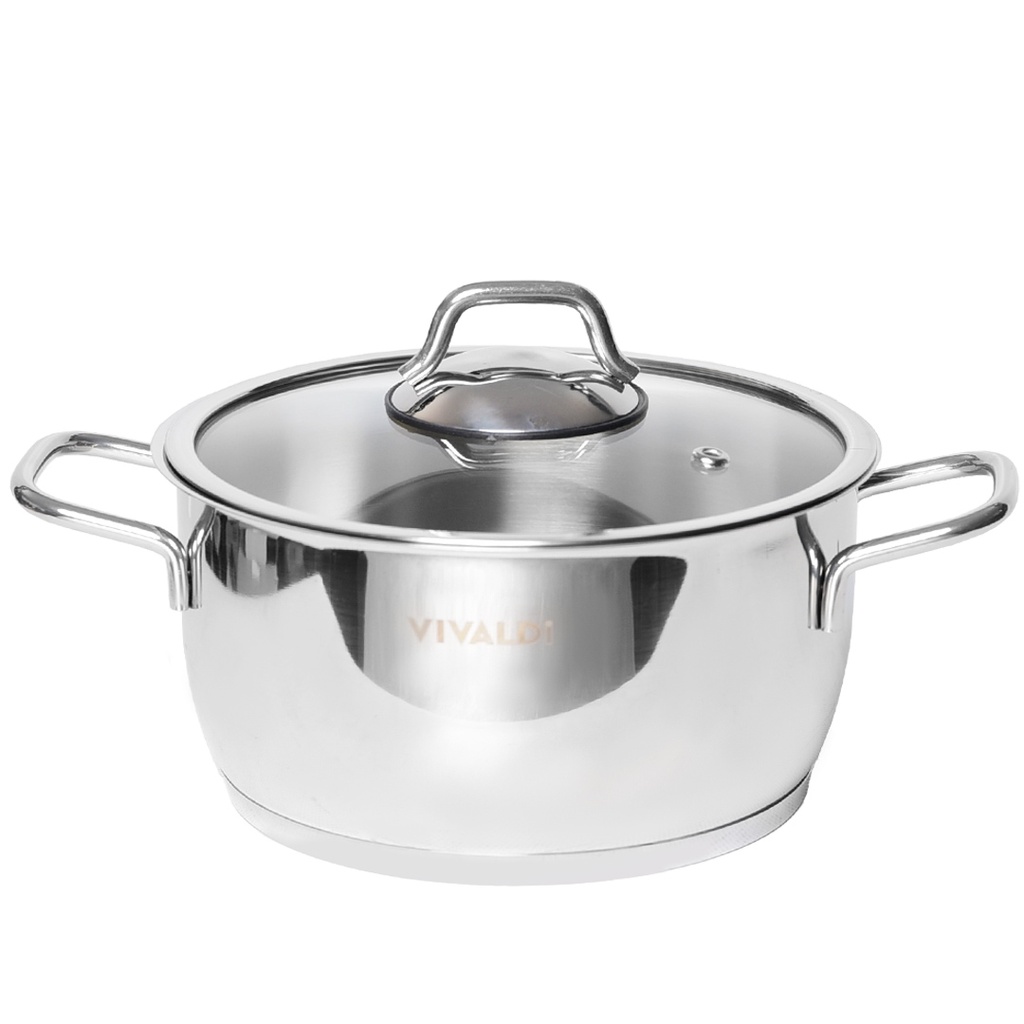 Batterie De Cuisine Vivaldi Almina 6 pieces En Inox 18/10