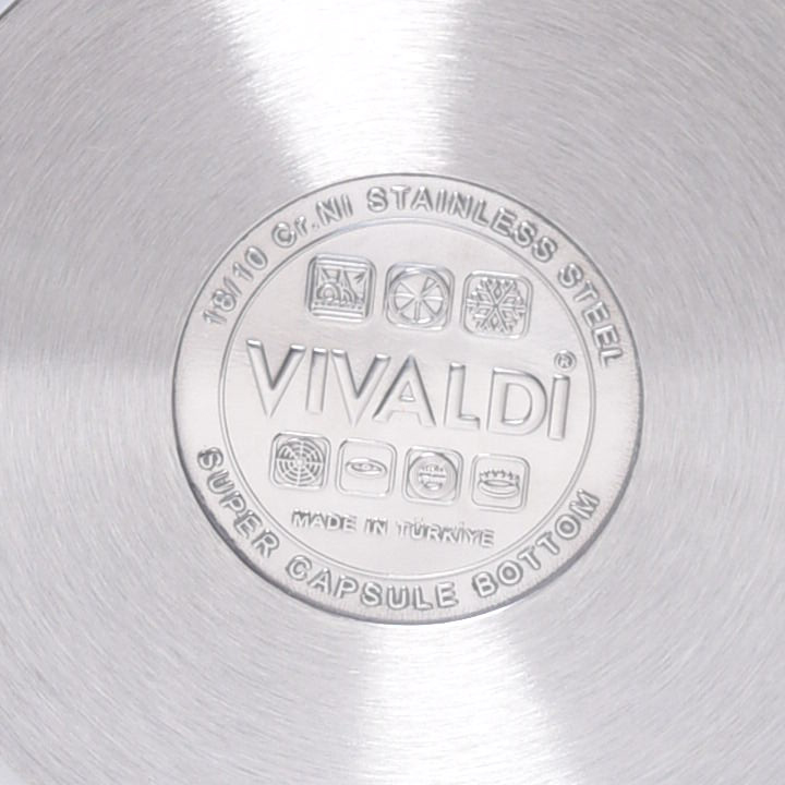 Marmite Vivaldi Tombo 24 cm Inox 18/10 Doré