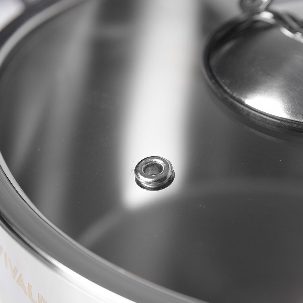 Batterie De Cuisine Vivaldi Rana 10 pieces En Inox 18/10 Argent