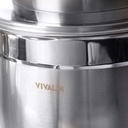 Batterie De Cuisine Vivaldi Anka 11 pieces En Inox 18/10 