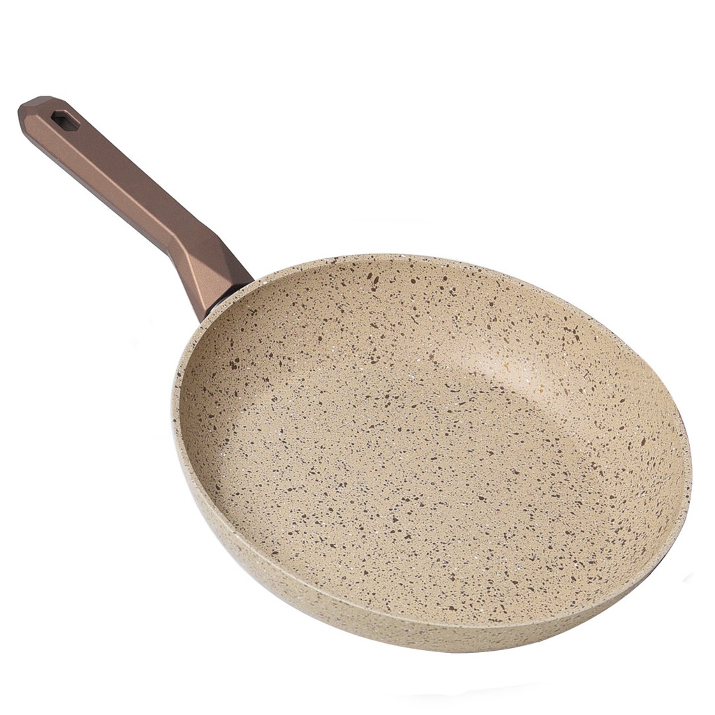 Batterie De Cuisine Vivaldi Eco 7 Pièces Granite Beige