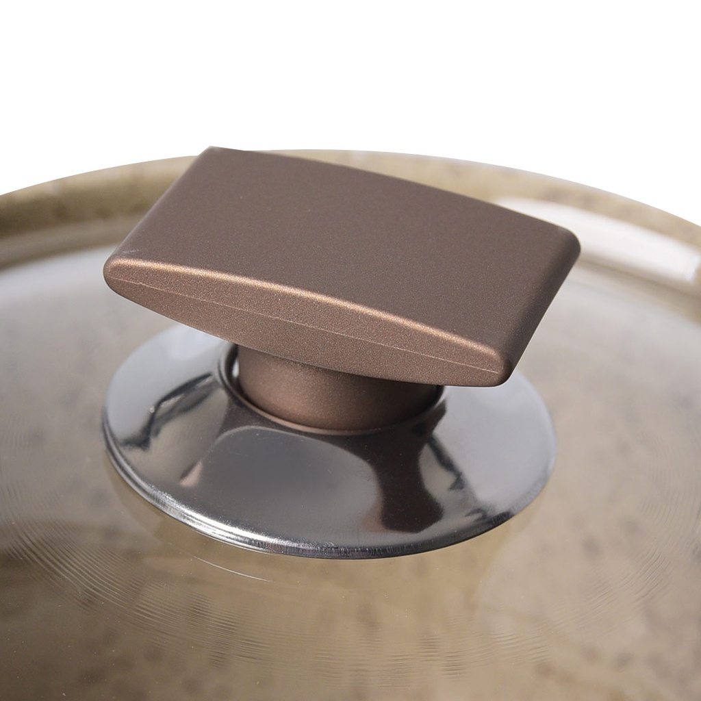 Batterie De Cuisine Vivaldi Eco 7 Pièces Granite Beige