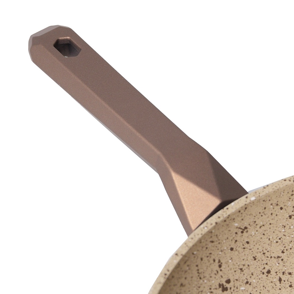 Batterie De Cuisine Vivaldi Eco 9 Pièces Granite Beige