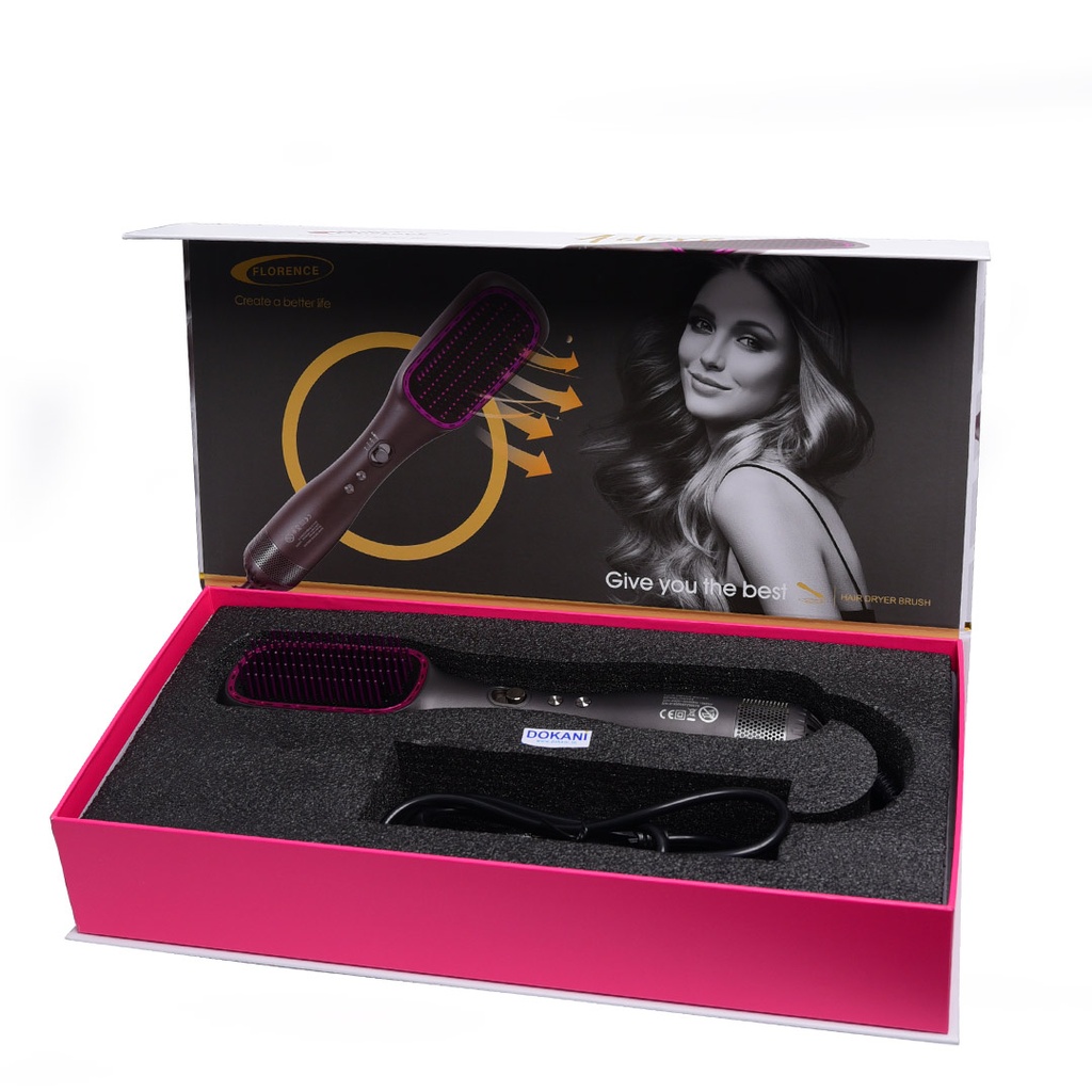 Brosse Séchoir Florence 2200 RPM 1000W Gris