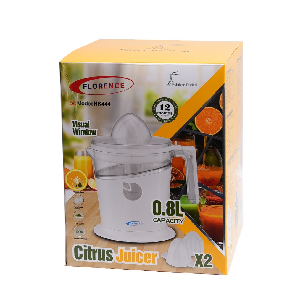 Presse Agrume Florence 100W 0,8L Blanc