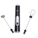 Mousseur à Lait 2 en 1 Rechargeable Florence 4W 9000RPM Noir  