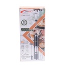 Mousseur à Lait 2 en 1 Rechargeable Florence 4W 9000RPM Noir  