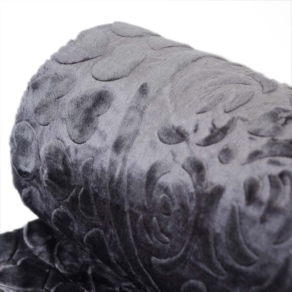 Couverture 2 Places 220/240 Dolce Vita Doubles Faces -M18 Gris