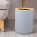 Accessoires de salle de bain 6 pièces Rond Gris