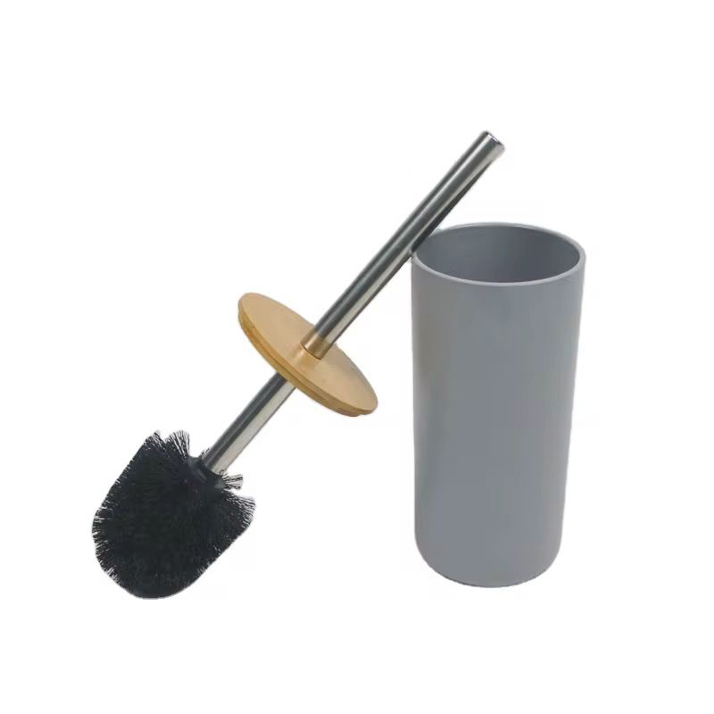 Accessoires de salle de bain 6 pièces Rond Gris