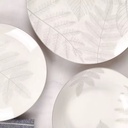 Service a Table en Porcelaine 12 Pièces Golden House Gris