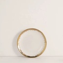 Service a Table en Porcelaine 16 Pièces Golden House Doré M1