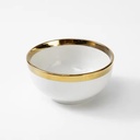 Service a Table en Porcelaine 16 Pièces Golden House Doré M2