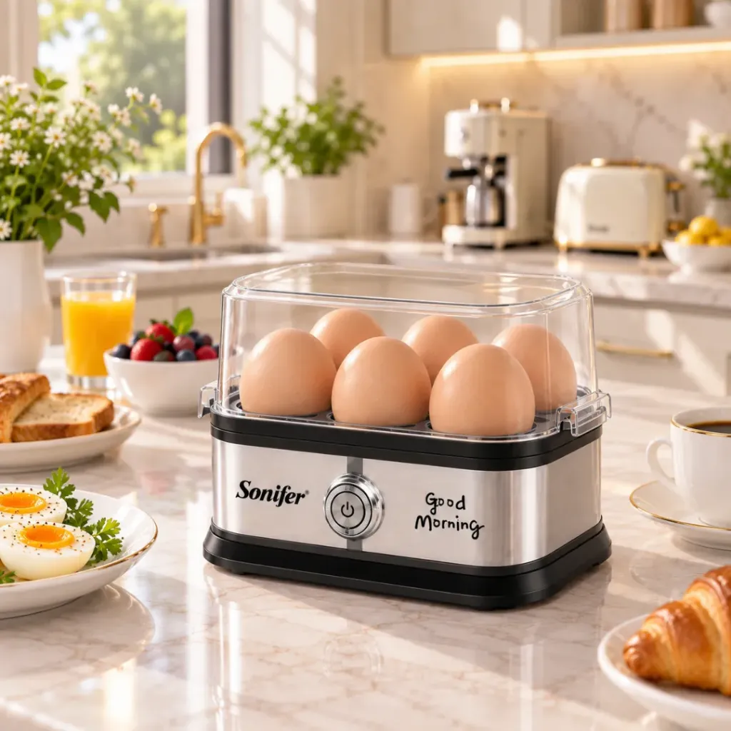 Cuiseur A Œufs Sonifer- 200W-  6 Œufs