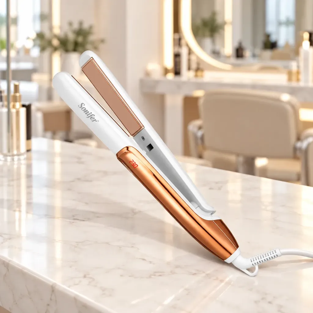 [SF-9653B] Plaque Cheveux Sonifer Blanc - 52W