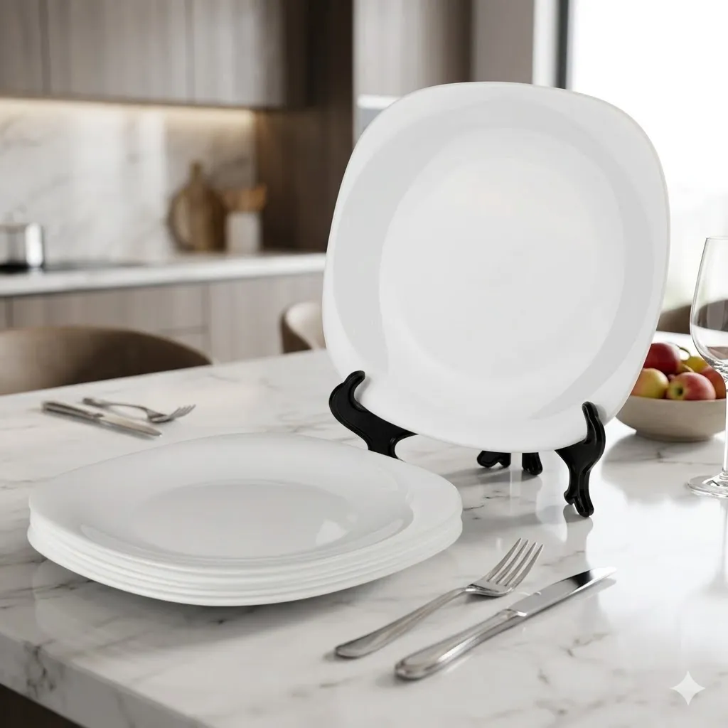 Lot De 6 Assiettes Plates PARMA 27 Cm