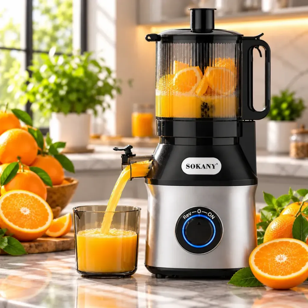 Extracteur De Jus Lent Sokany- 1,8 L- 300 W