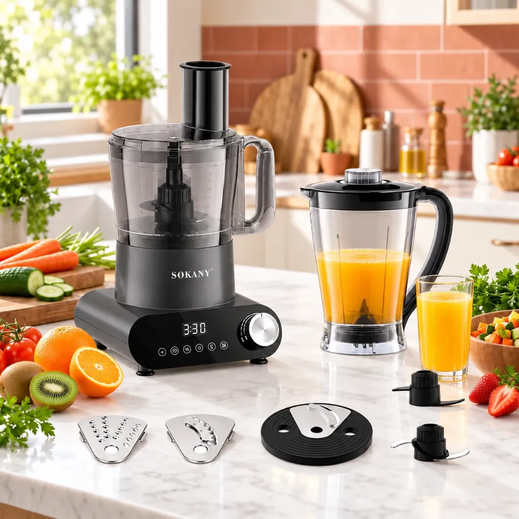 Robot Multifonction 7 En 1  Sokany- 2,5 L - 1500 W
