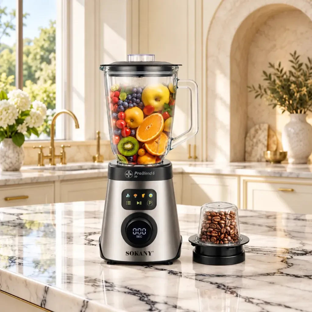 [SK-03084] Blender Multifonction Sokany- 1,5 L - 1500 W