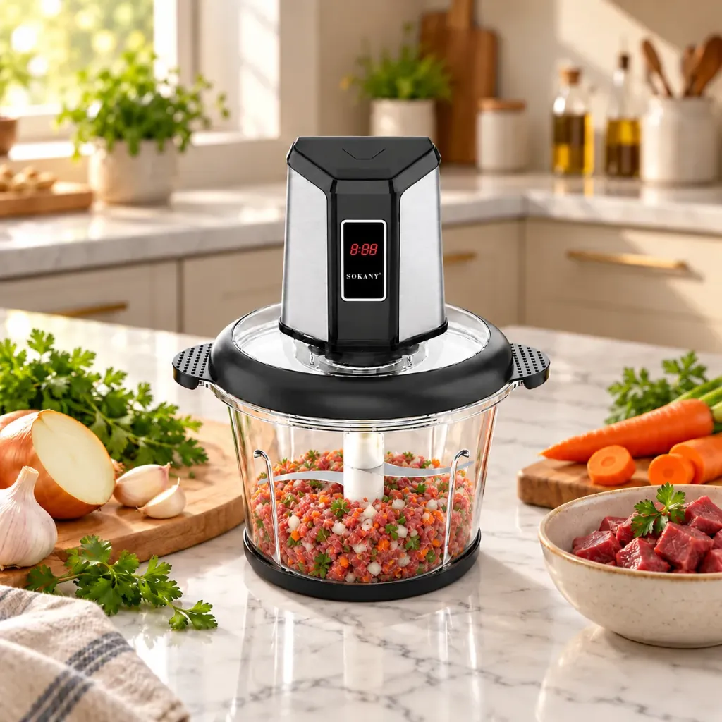 Hachoir Electrique Sokany- 3 L - 800 W