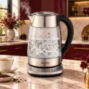 Bouilloire Electrique En Verre Sokany- 1,7 L - 2200 W