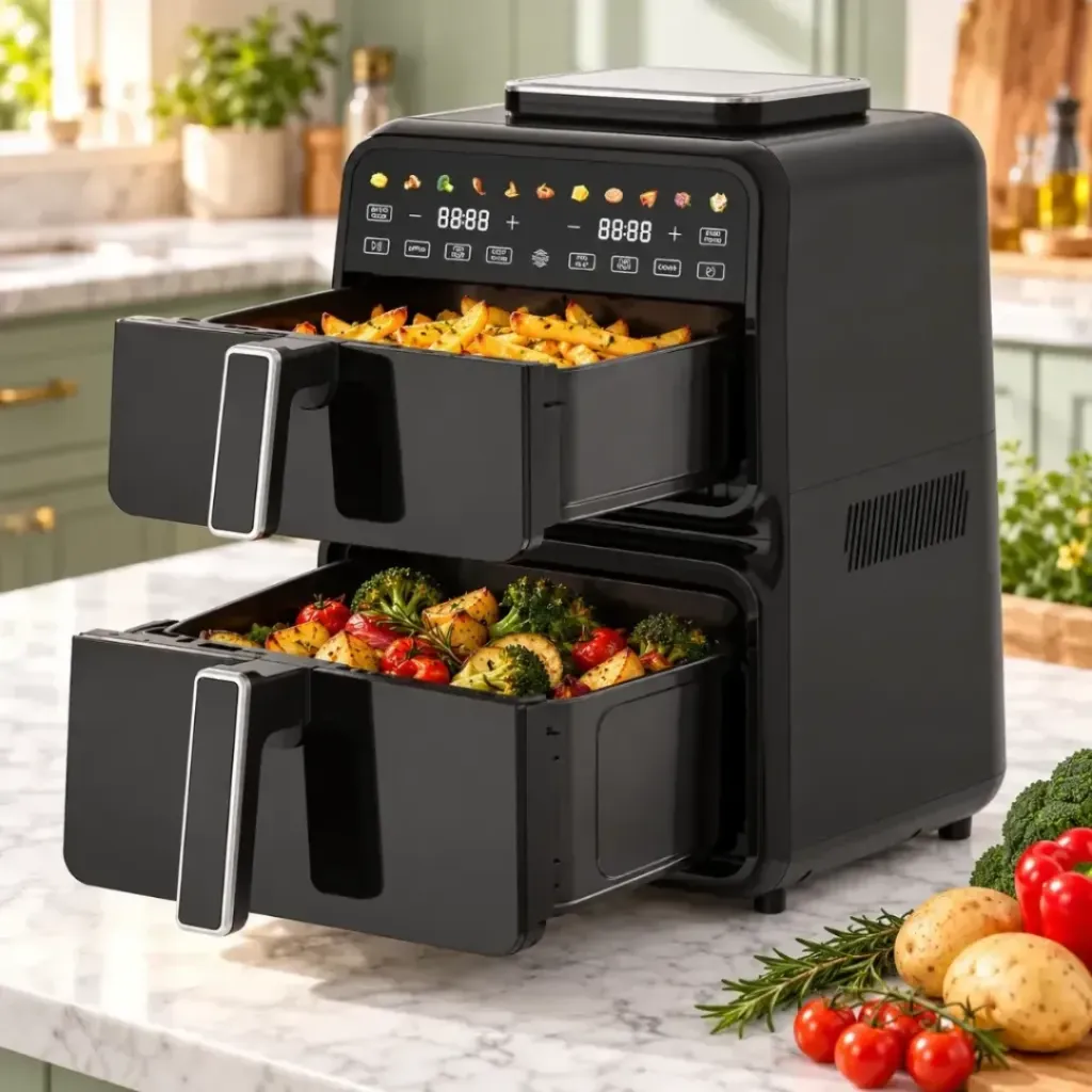 AirFryer Double Compartiment Sokany- 13 L - 3000 W