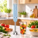 Mixeur Plongeant Sokany- 300 W- Bleu Ciel