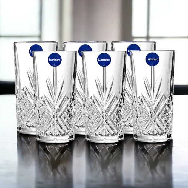 Lot De 6  Verres Luminarc RHODES 28 cl