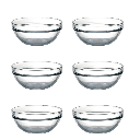 Ensemble de 6 Bol a soupe en Verre 