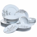 Service à Table en Porcelaine 24 Pièces Bravo Doré Motif1