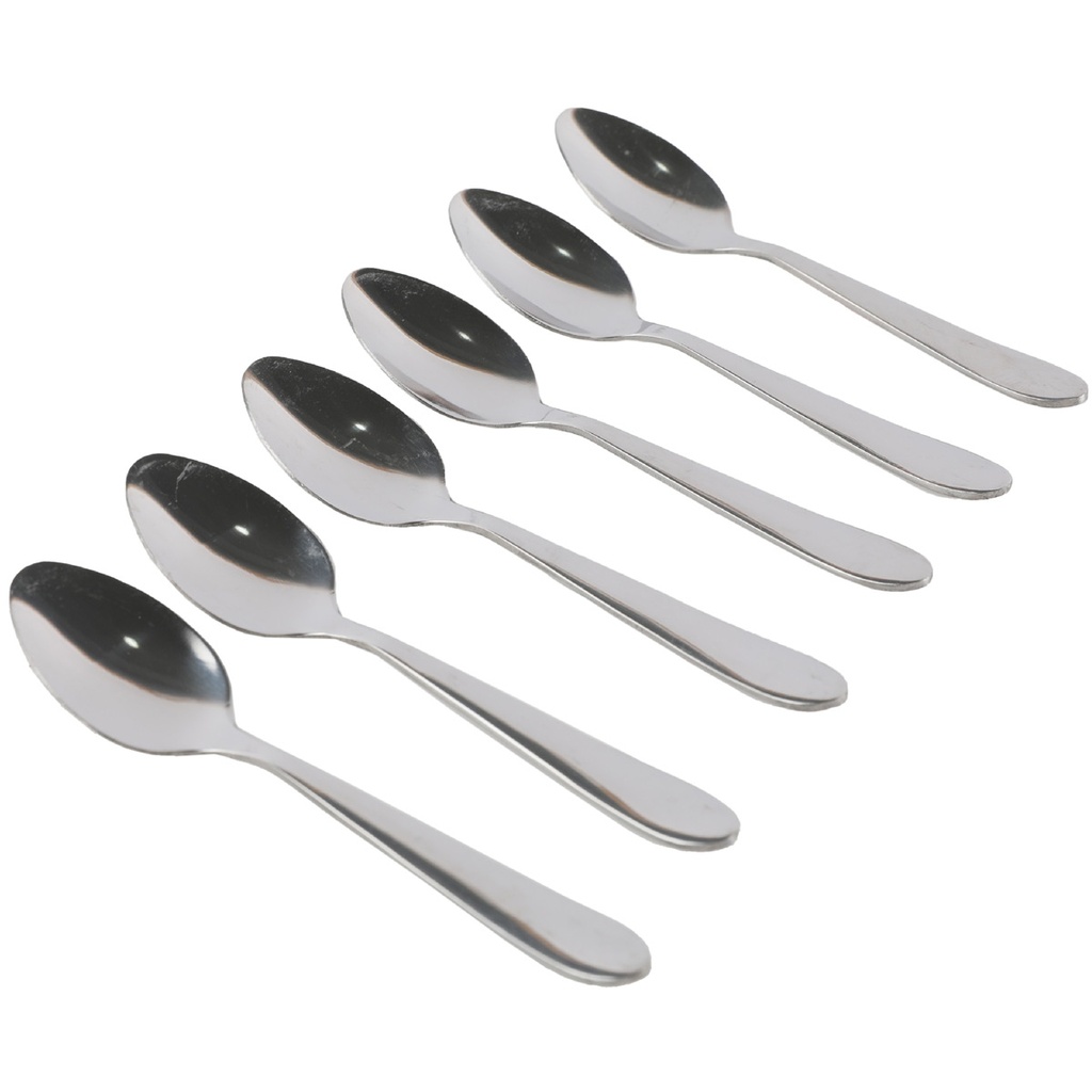 Lot De 6 Cuillères à café En Acier Inoxydable