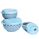 Lot De 3 Thermos Alimentaire Isotherme Pinnacle 0,5/1/2 L Vert d'eau