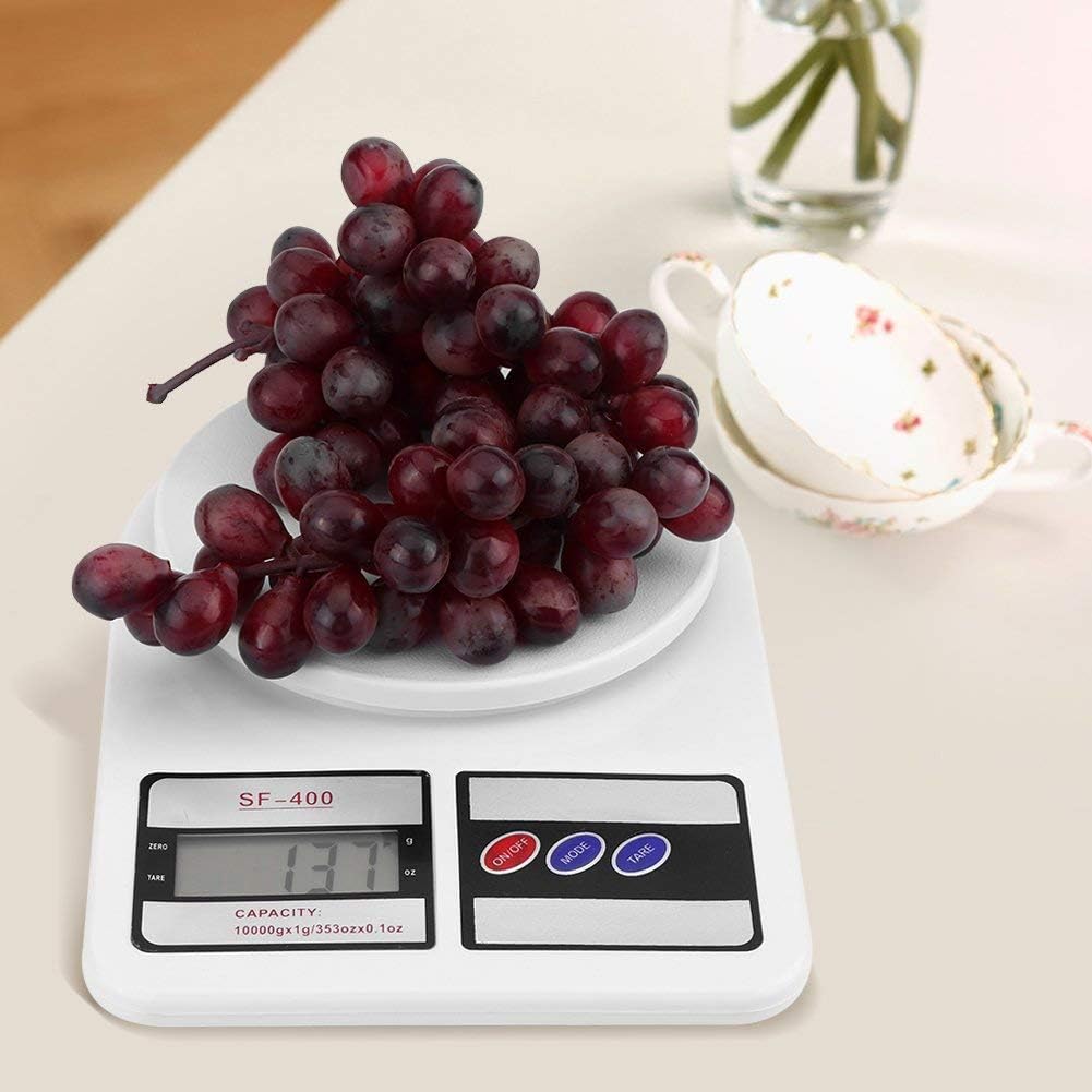 Balance de cuisine 10kg Blanc
