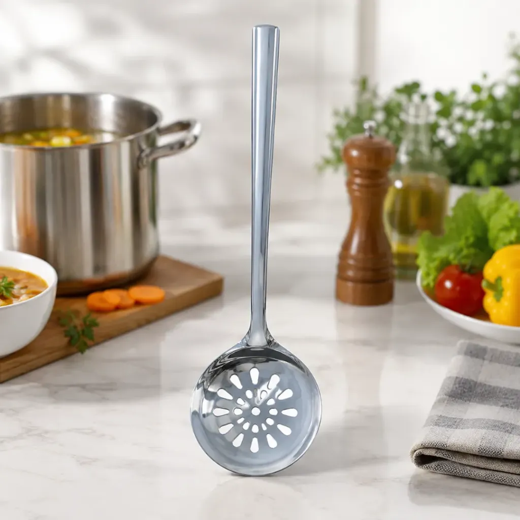 [WJ0243] Ecumoire En Inox 25 cm- PROUD