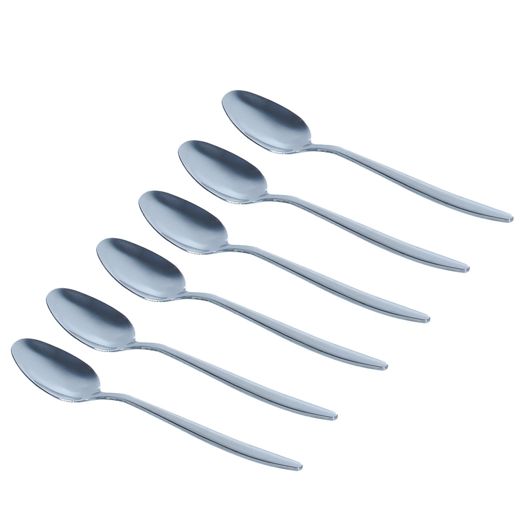 Lot De 6 Petit Cuillères de Table PROUD En Inox
