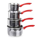 Ensemble de 4 casseroles Inox Hascevher