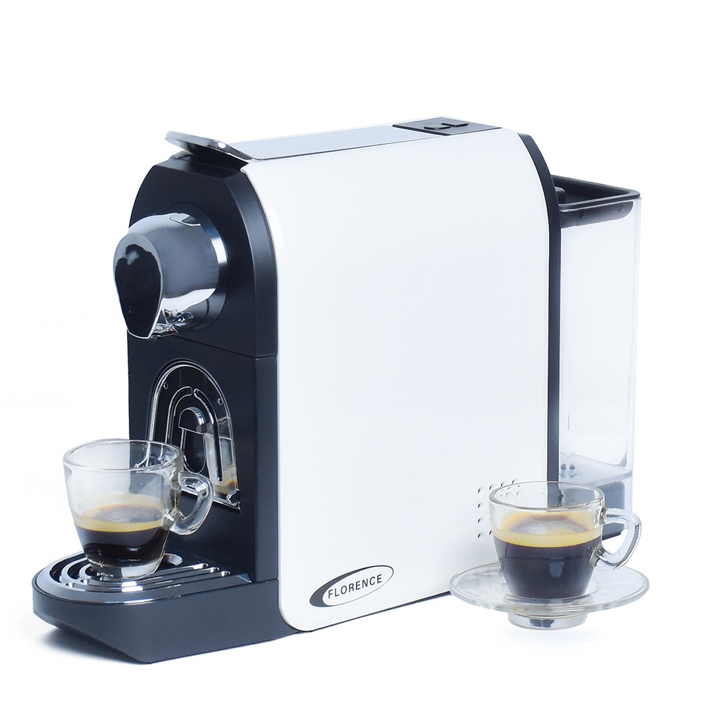 Machine café à capsule Nespresso Florence -1400W 800 ml Blanc