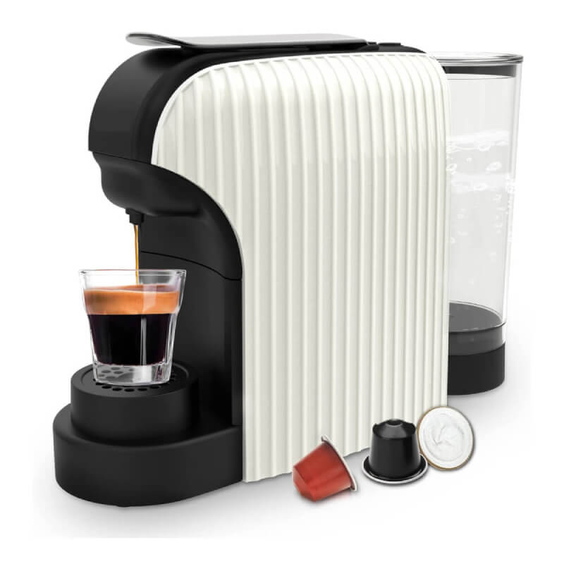 [CNM2B] Machine café à capsule Nespresso Florence -1400W 1000 ml Blanc