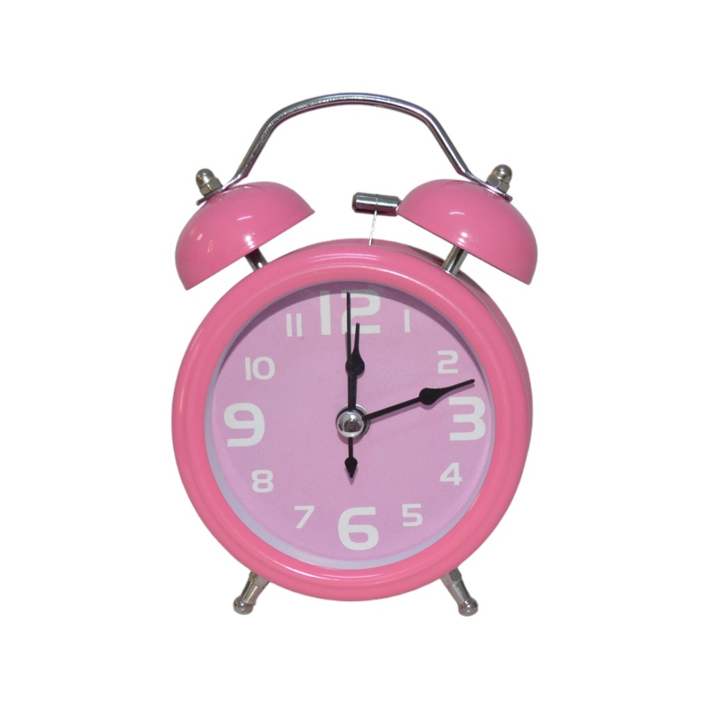 Mini-réveil Analogique Classique - Rose