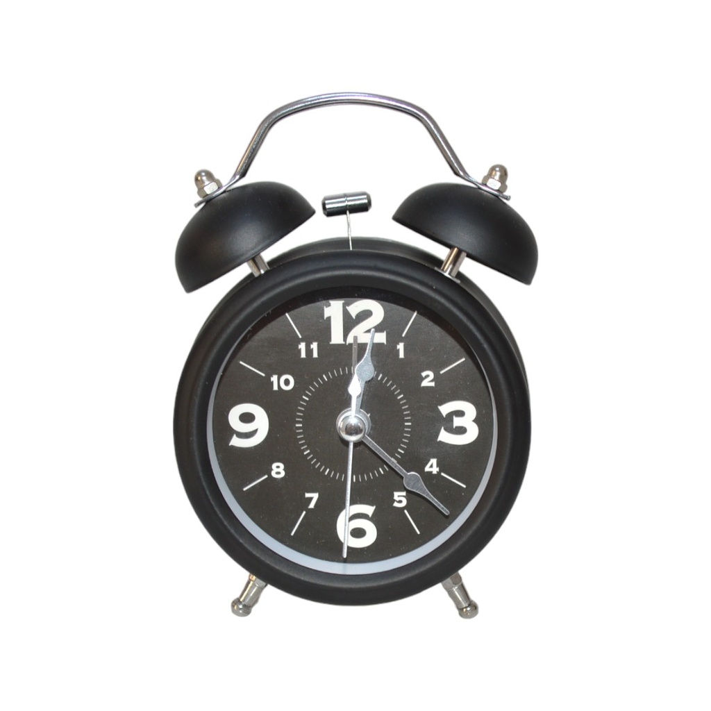 Mini-réveil Analogique Classique - Noir