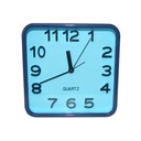 Horloge De Table Quartz Forme Carré - Réveil - Bleu