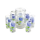 Service À Boisson 7 Pièces Luminarc Floral