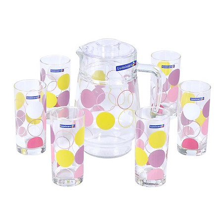 Service À Boisson 7 Pièces Luminarc Floral