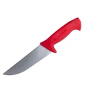 Couteau de chef en acier inoxydable - 18 cm Manche Rouge