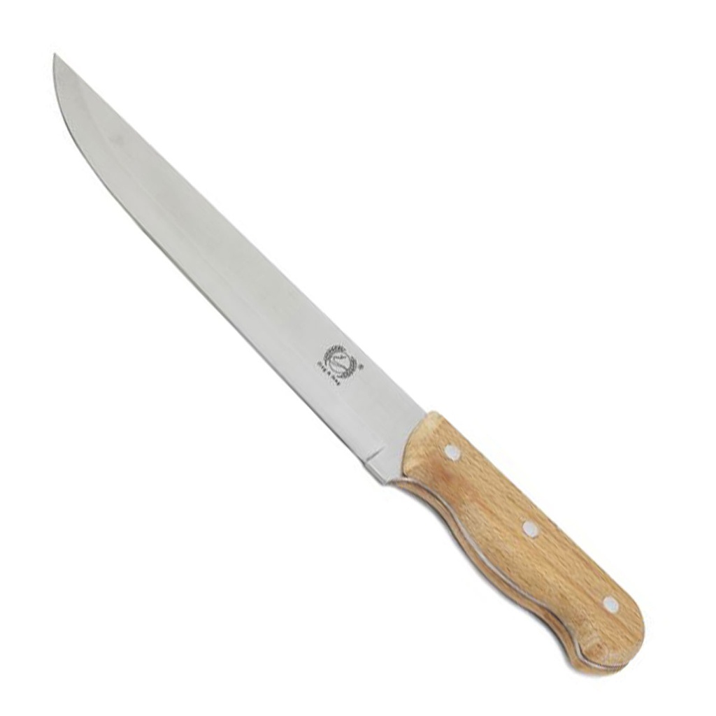 Couteau de chef 18 cm en acier inoxydable Manche en Bois