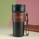 Mug Thermos Fashion en acier inoxydable 450ml - Noir