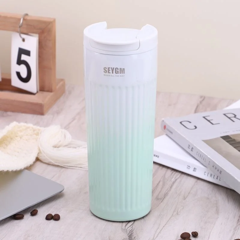 [AF0027] Mug Thermos Seygm en acier inoxydable 500ml - Vert